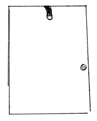 Place T-bone over top of door