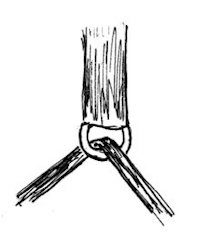 Loop strap through D ring