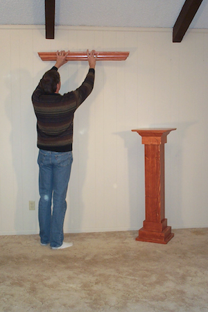 hide mounting bar