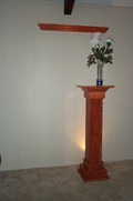 Criss-Cross with tall vase