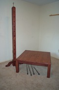 PowerPole - Coffee Table and Coat Rack