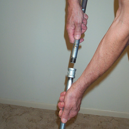 assemble two halves of outrigger