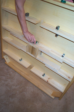 assemble two halves of outrigger