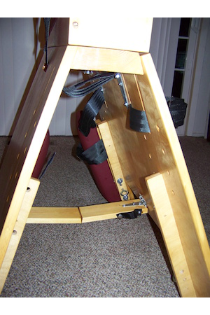 VersaHorse with side extended and locked in place