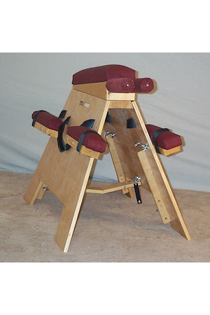 VersaHorse with arm and leg pads attached.